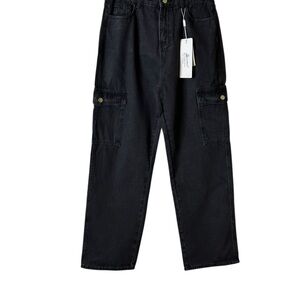 WOMENS Black Cargo Pants